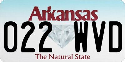 AR license plate 022WVD