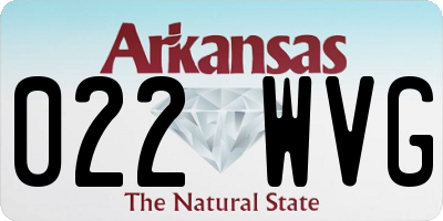 AR license plate 022WVG