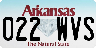 AR license plate 022WVS