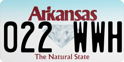 AR license plate 022WWH