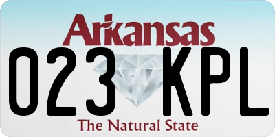 AR license plate 023KPL