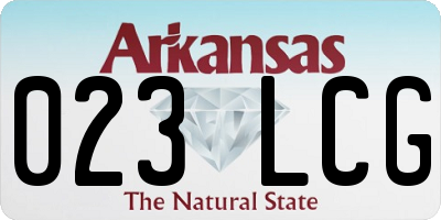AR license plate 023LCG