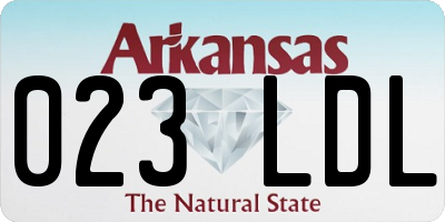 AR license plate 023LDL