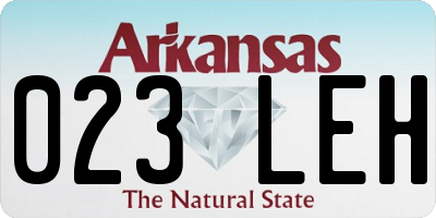 AR license plate 023LEH
