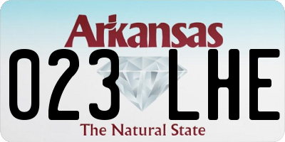 AR license plate 023LHE