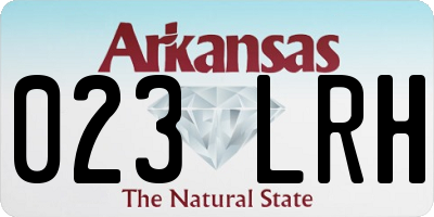AR license plate 023LRH