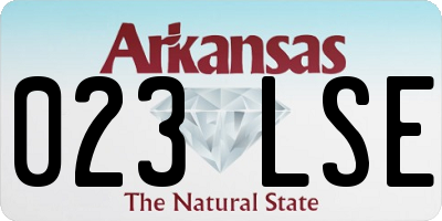AR license plate 023LSE