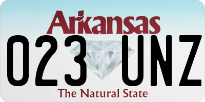 AR license plate 023UNZ