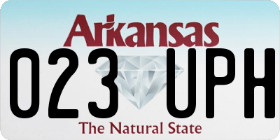 AR license plate 023UPH