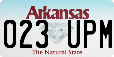 AR license plate 023UPM