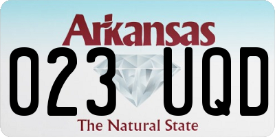 AR license plate 023UQD