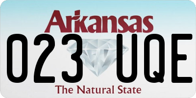 AR license plate 023UQE