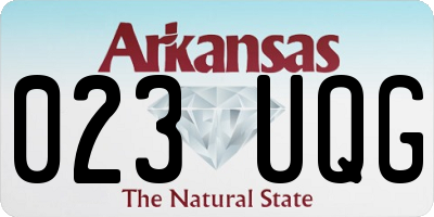 AR license plate 023UQG