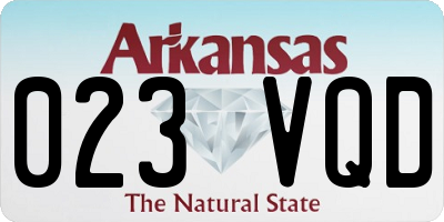 AR license plate 023VQD