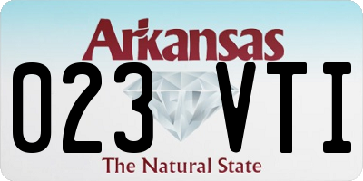 AR license plate 023VTI