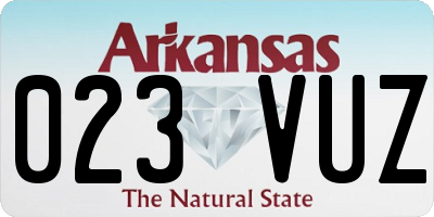 AR license plate 023VUZ