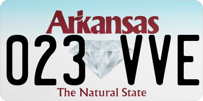 AR license plate 023VVE