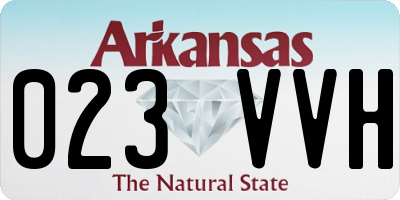 AR license plate 023VVH