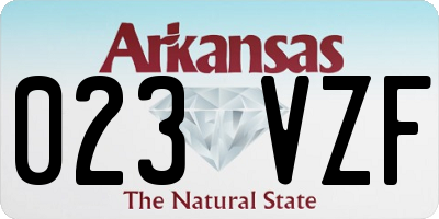 AR license plate 023VZF