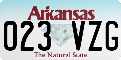 AR license plate 023VZG
