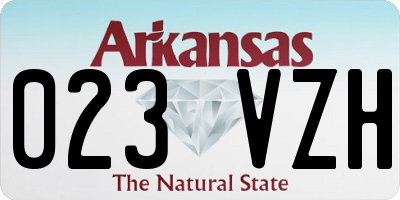 AR license plate 023VZH