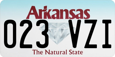 AR license plate 023VZI