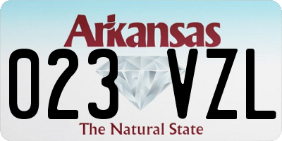 AR license plate 023VZL