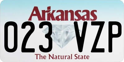 AR license plate 023VZP