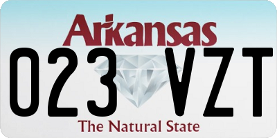 AR license plate 023VZT