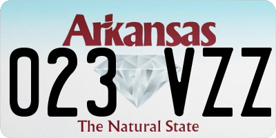 AR license plate 023VZZ