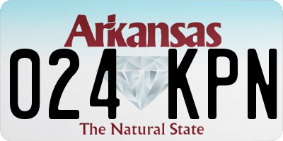 AR license plate 024KPN