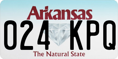 AR license plate 024KPQ