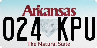 AR license plate 024KPU