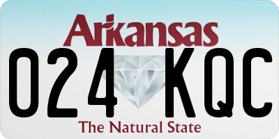 AR license plate 024KQC