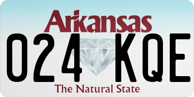 AR license plate 024KQE
