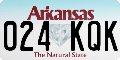 AR license plate 024KQK