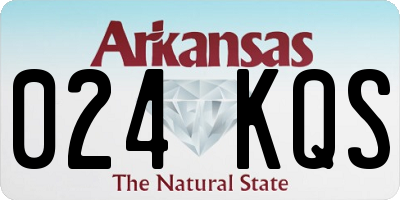 AR license plate 024KQS