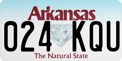 AR license plate 024KQU