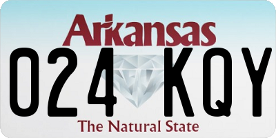 AR license plate 024KQY