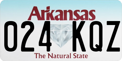 AR license plate 024KQZ