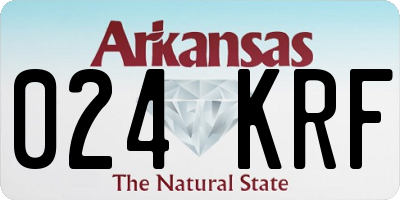 AR license plate 024KRF