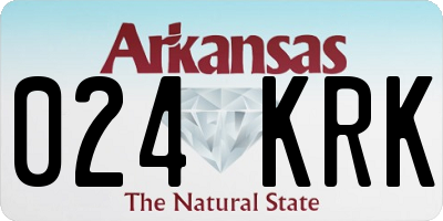 AR license plate 024KRK