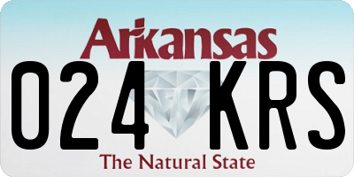 AR license plate 024KRS
