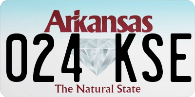 AR license plate 024KSE