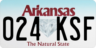 AR license plate 024KSF