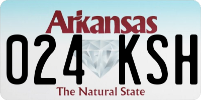 AR license plate 024KSH