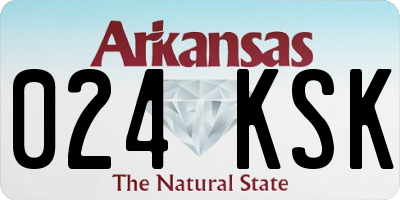 AR license plate 024KSK
