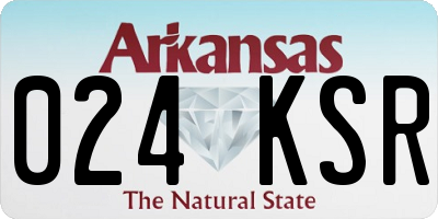 AR license plate 024KSR