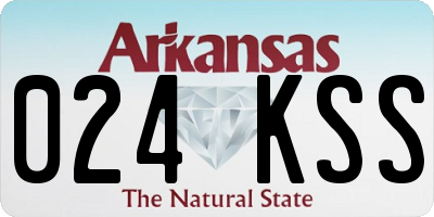 AR license plate 024KSS