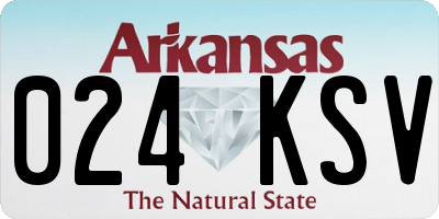 AR license plate 024KSV